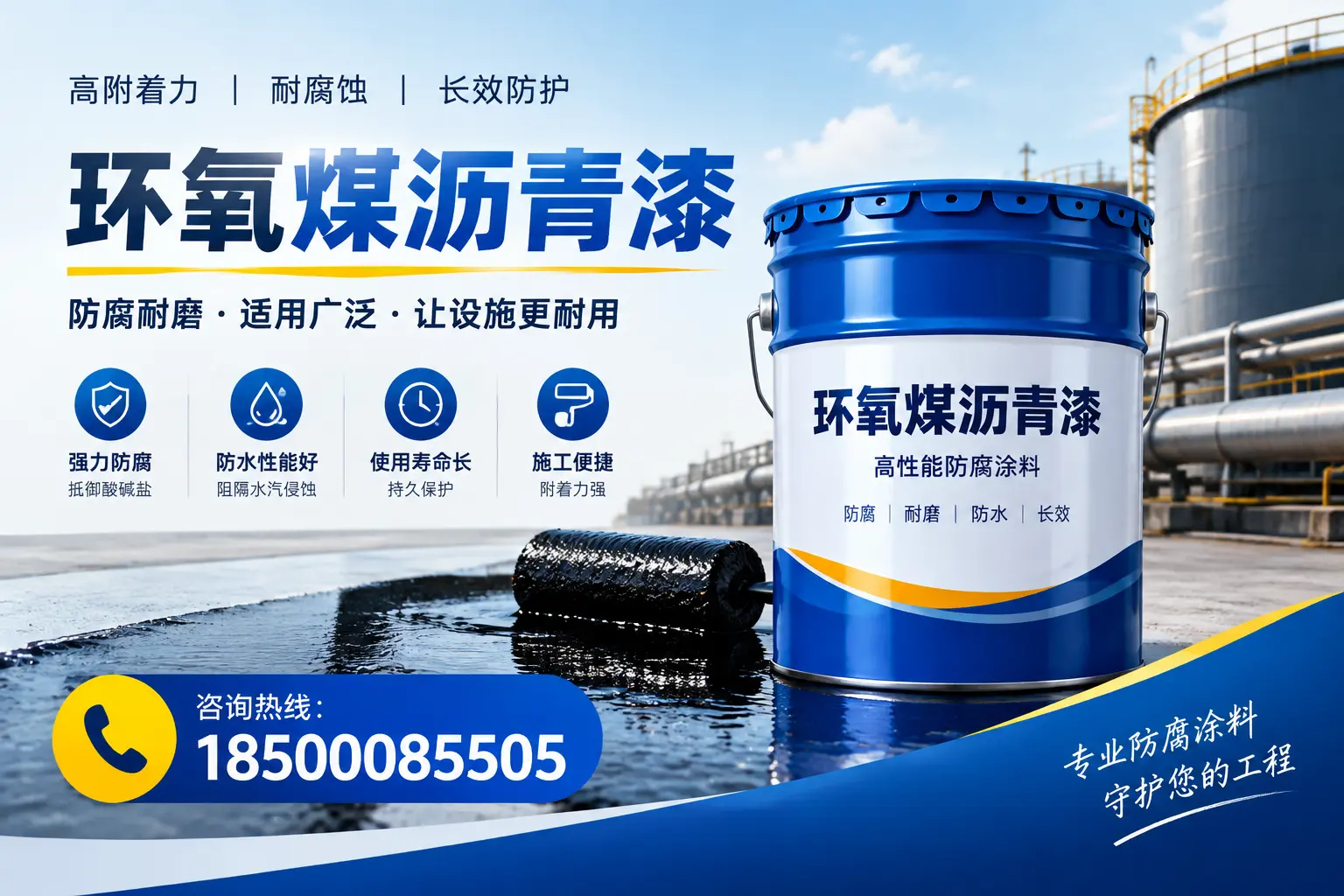 环氧煤沥青漆与其他涂料的对比分析,助力抚州企业决策